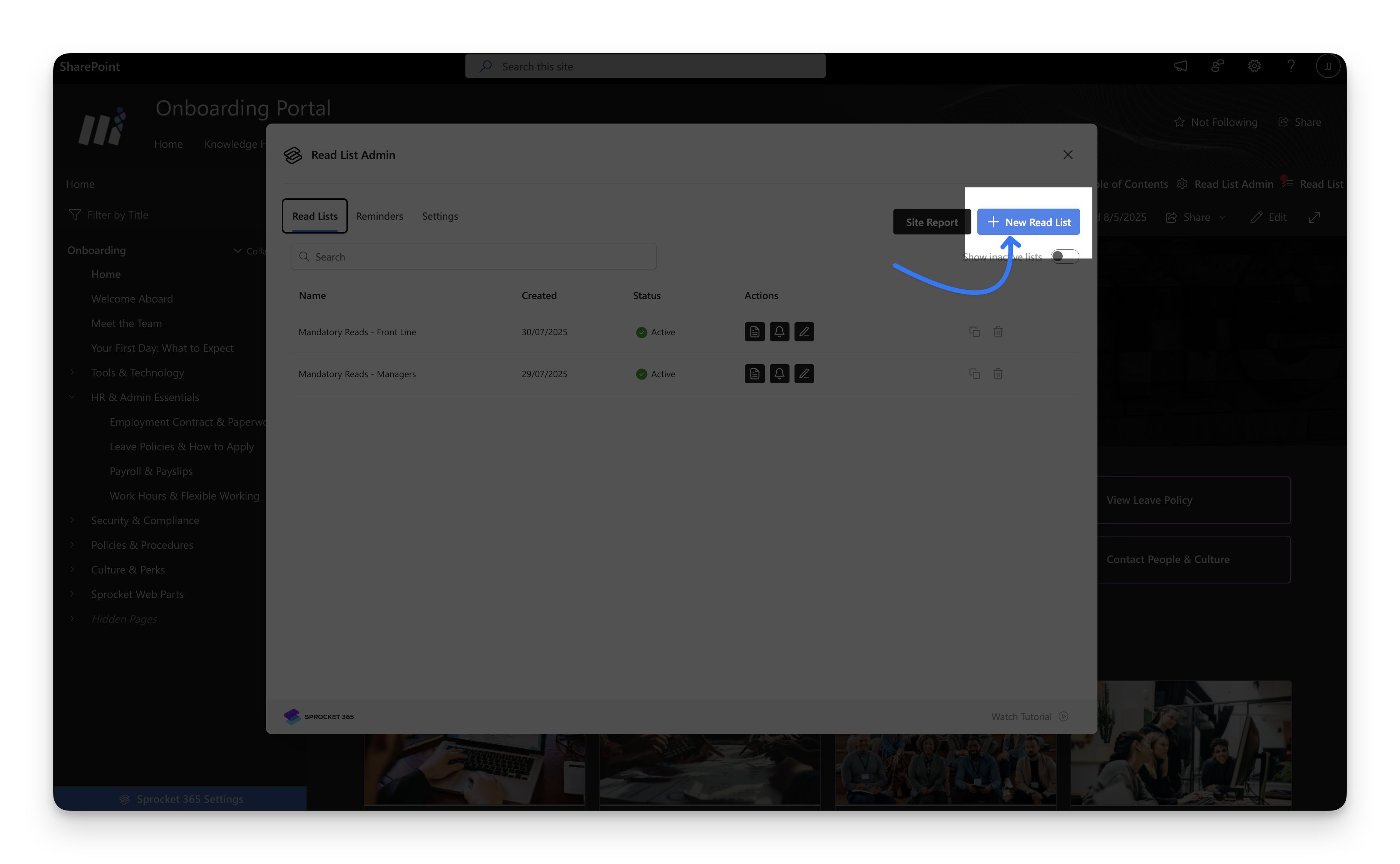 Read Lists Overview