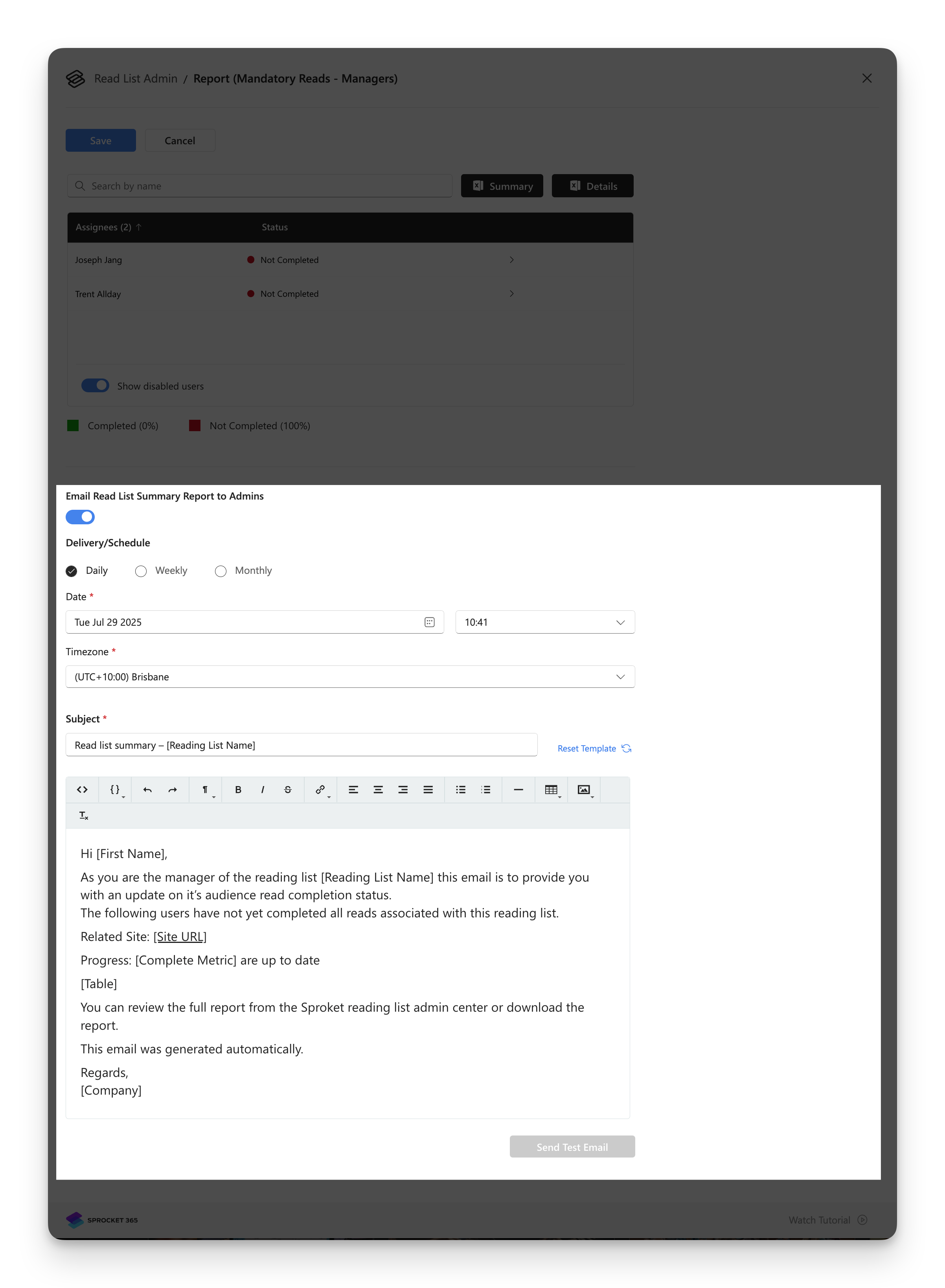 Read Lists Overview
