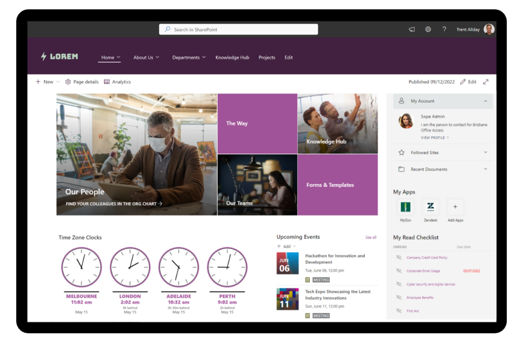 manage user profiles - connect to sharepoint