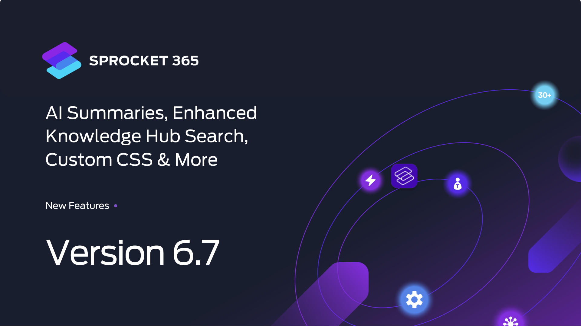 Sprocket 365 Version 6.7