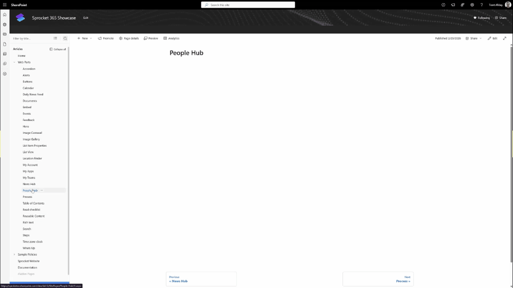 Animated People Hub Settings